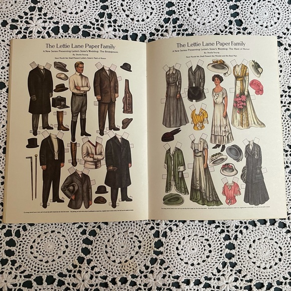 Vintage: Antique Lettie Lane Paper Dolls, Sheila Young,1981 - Picture 8 of 12